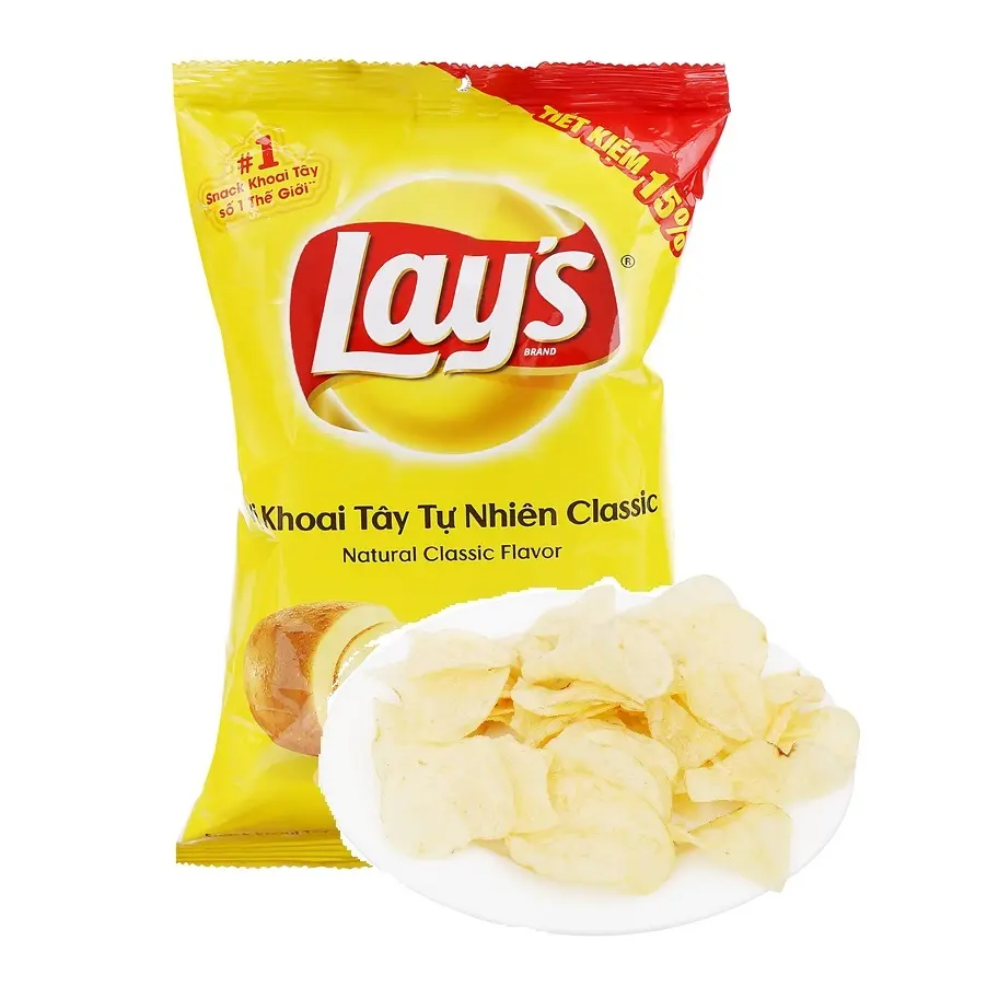 Lay'ss classic flavor snack topatoes chips 35g/ 63g/ 95g