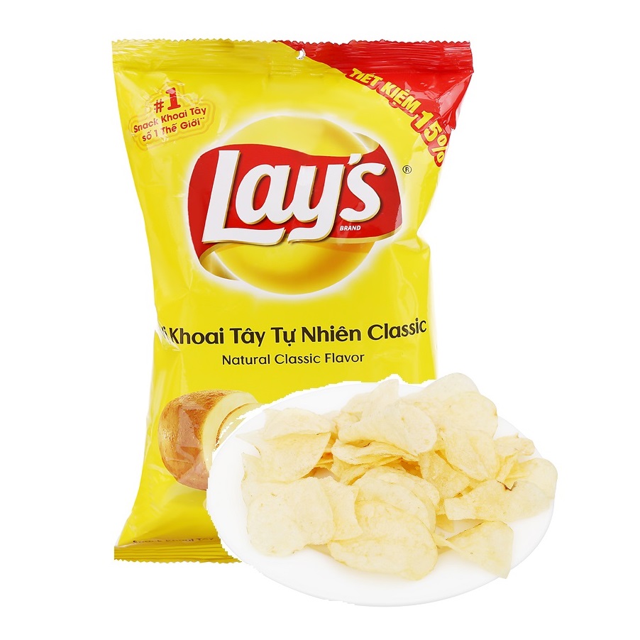 Lay'ss classic flavor snack topatoes chips 35g/ 63g/ 95g