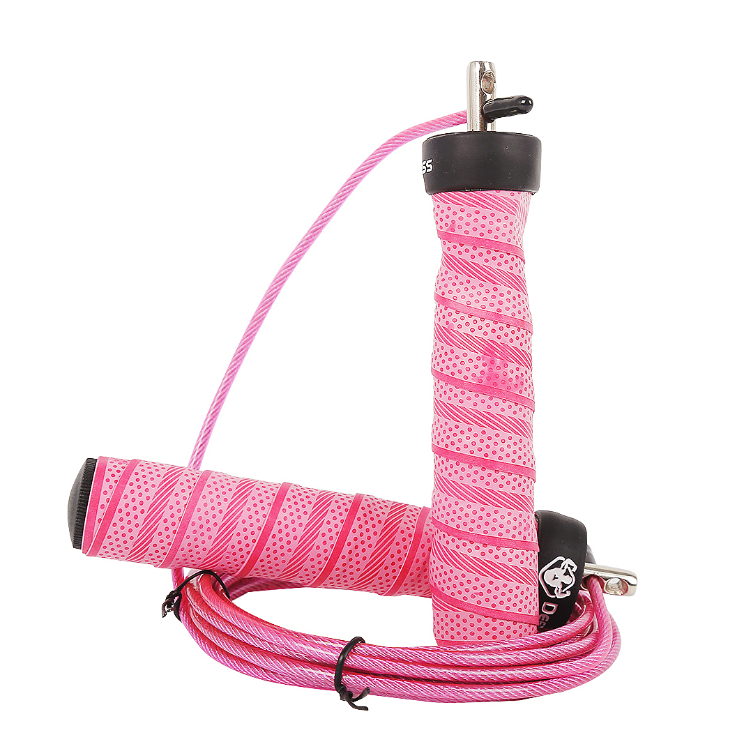 Custom Adjustable Fitness Jump Rope With logo PVC Gym Handle High Speed Skipping Jump Rope