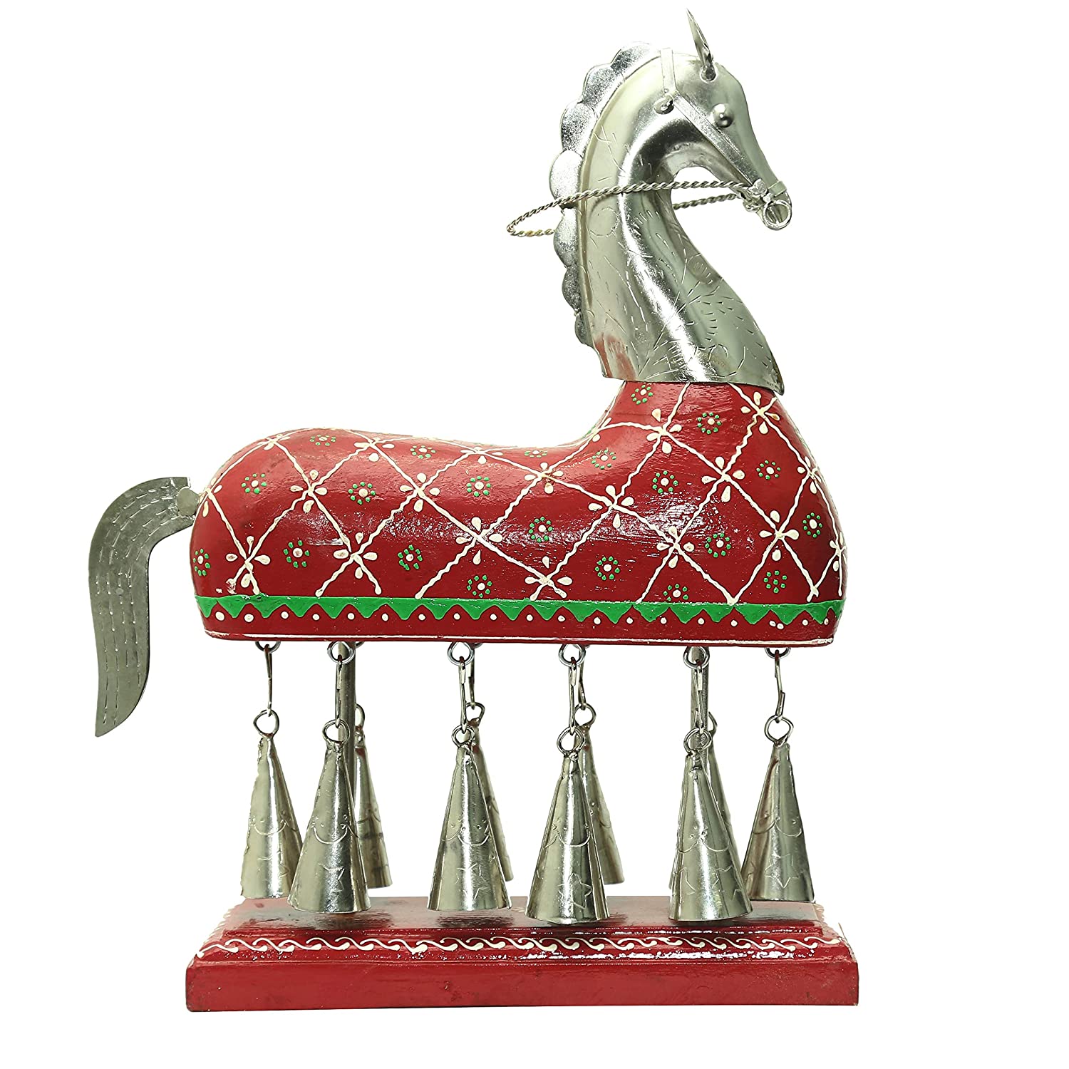 UNIQUE TEN BELL HOURSE TABLE DECORE Newest Amazon Hot Selling Custom Decorative Metal Luxury Party Office Home Table decoration