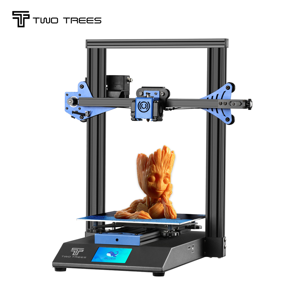 Twotrees синее 3d принтеры больших размеров 235*235 мм автоматическое выравнивание поиска печать 3d печатная машина для домашнего использования или для образования