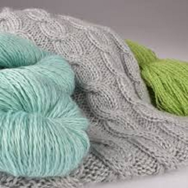Customized 2/48nm 80% Mohair 20% Merino Wool 5 Ply Soft 100% Wool Knitting Crocheting Goat Fiber Carded Washed Goat Spinning