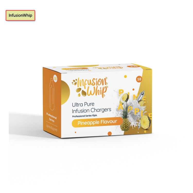 Trusted Netherlands Origin Wholesaler of Pineapple Flavor Infusion Whipped Cream Chargers