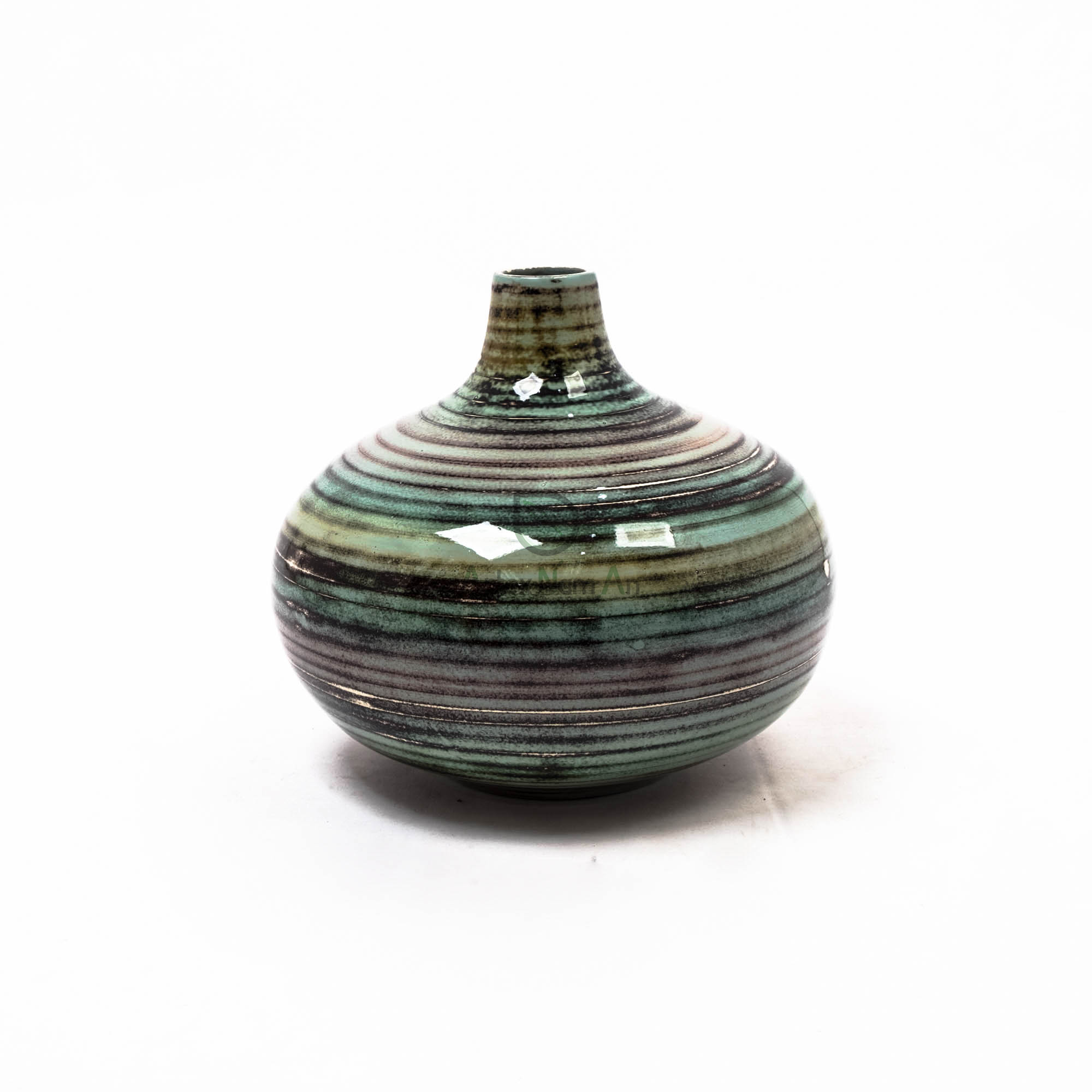 Wholesaler painted color bamboo spun bamboo vase bamboo natural flower vase