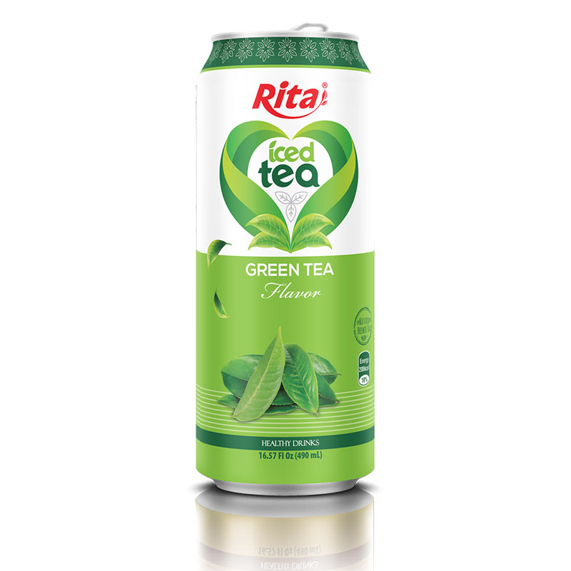 Самый продаваемый продукт Rita 490 мл Консервированный Напиток с зеленым чаем и ароматом Heathy