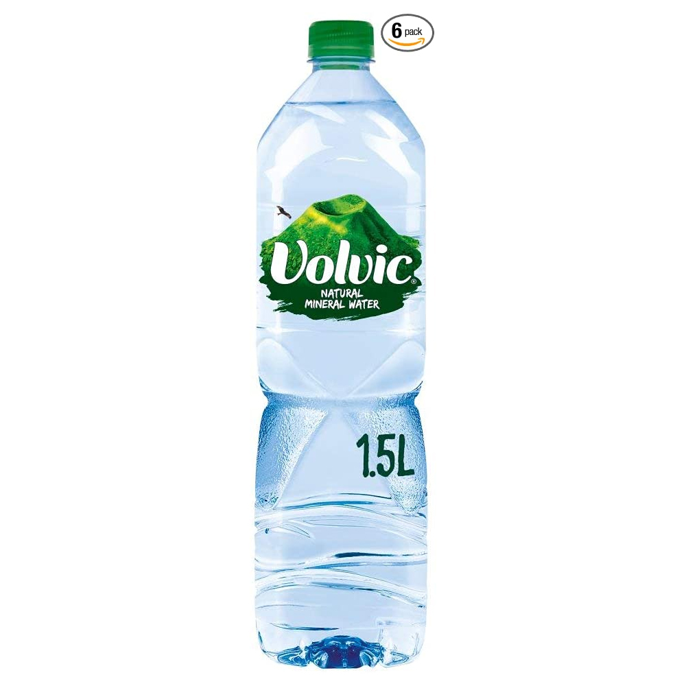 Объем 1,5 л, упаковка для натуральной минеральной воды Volvic