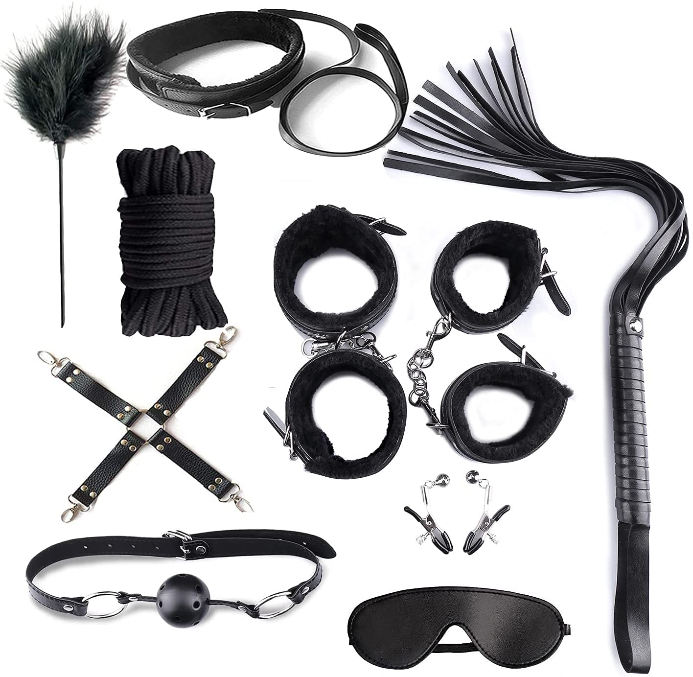 FULLY CUSTOMIZED BONDAGE GEAR RESTRAIN SETCONTAINS HAND CUFFS EYE COVER