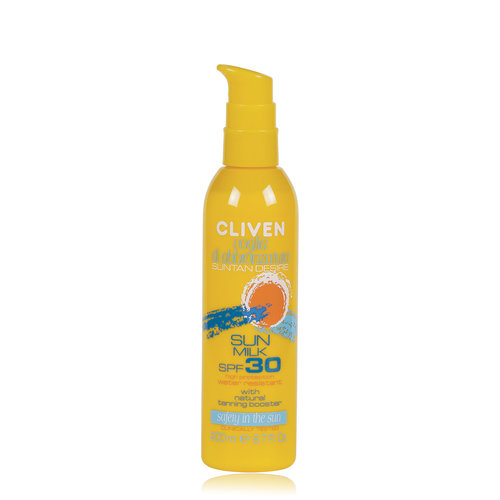 Cliven Suntan Desire солнцезащитное молоко SPF 30, высокая защита, 200 мл