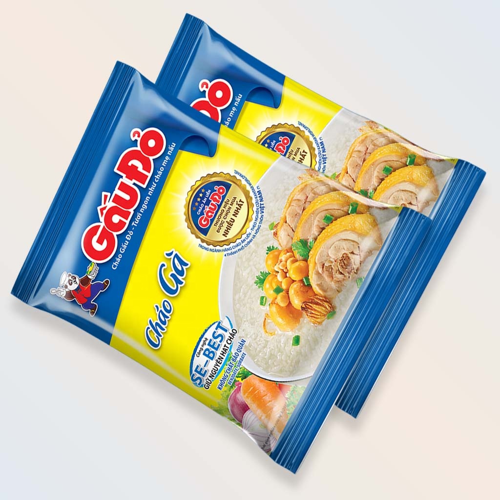 Вьетнамская мгновенная каша со вкусом чикса, вкусный и здоровый продукт