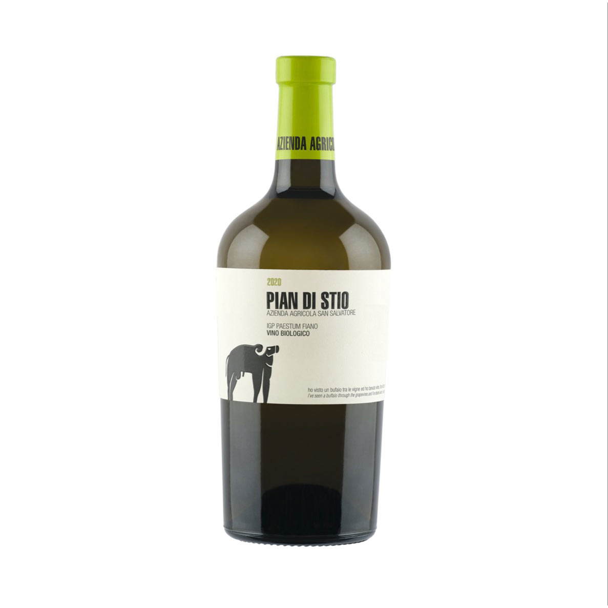 Высокое качество PIAN DI STIO IGP Paestum Fiano органический 2020 750 мл спирт 13% итальянское белое настольное вино для продажи