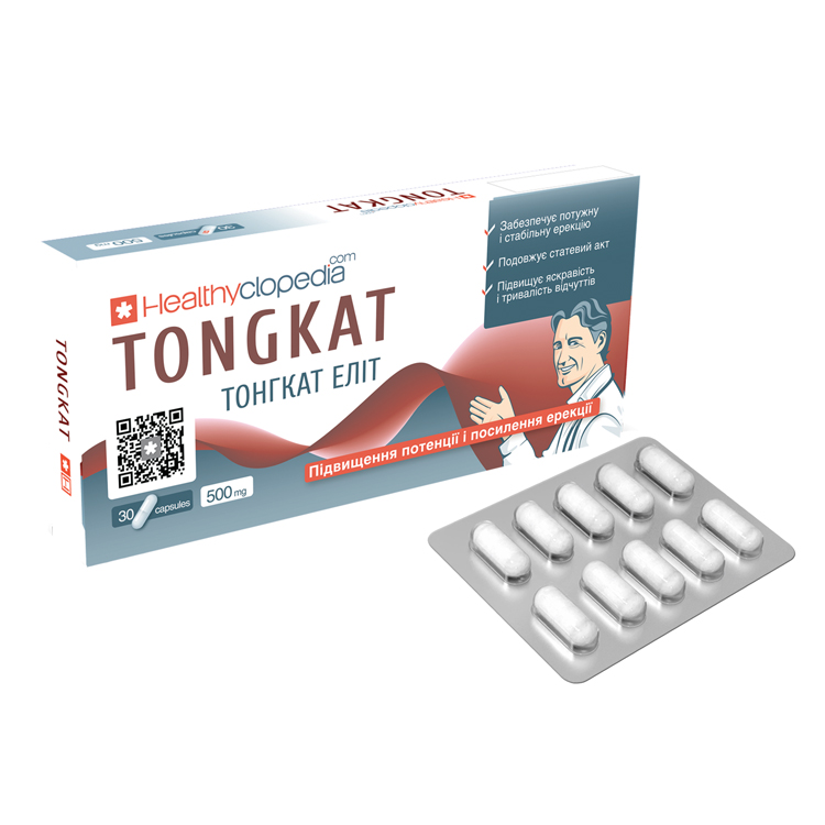Капсулы экстракта Tongkat Elite для повышения мужской потенции и долгосрочной стабильной эрекции