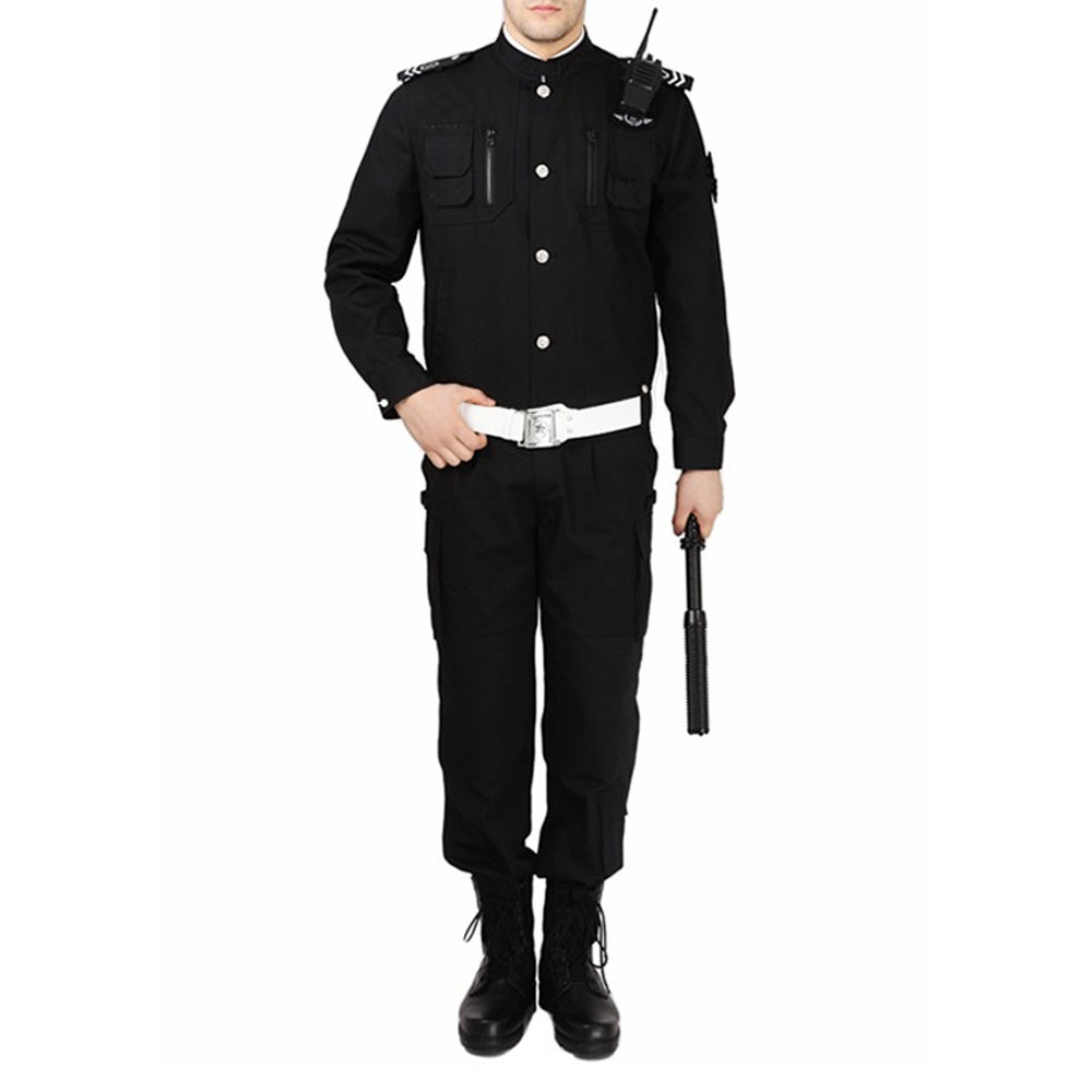 Military Wear-resistant Polyester Prison Guard Tactical Security Uniform Set