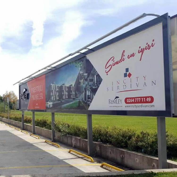 Турция лучшие качества открытый юнипол с Светодиодное освещение billboard