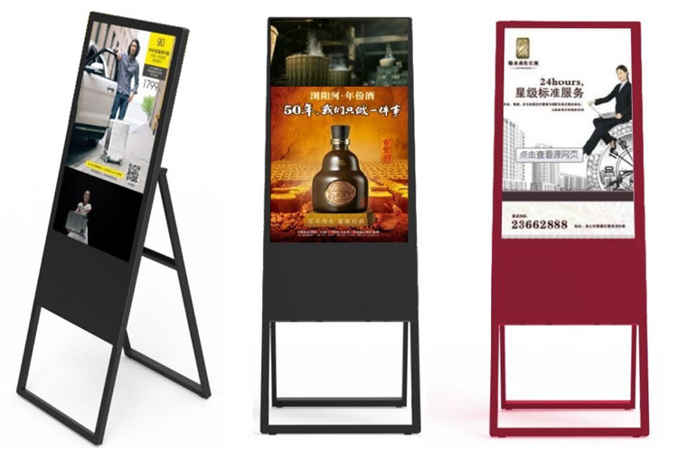 43-дюймовый портативный внутренний рекламный жк-дисплей LCD Digital Signage oem рекламный дисплей английский видео плеер