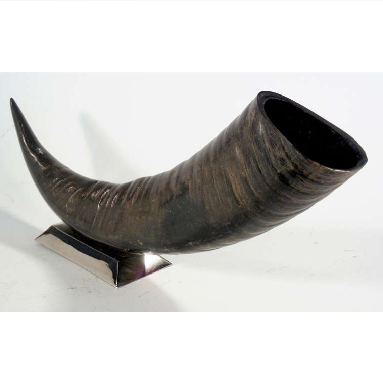 Buffalo black hand polished natural decorative Horn