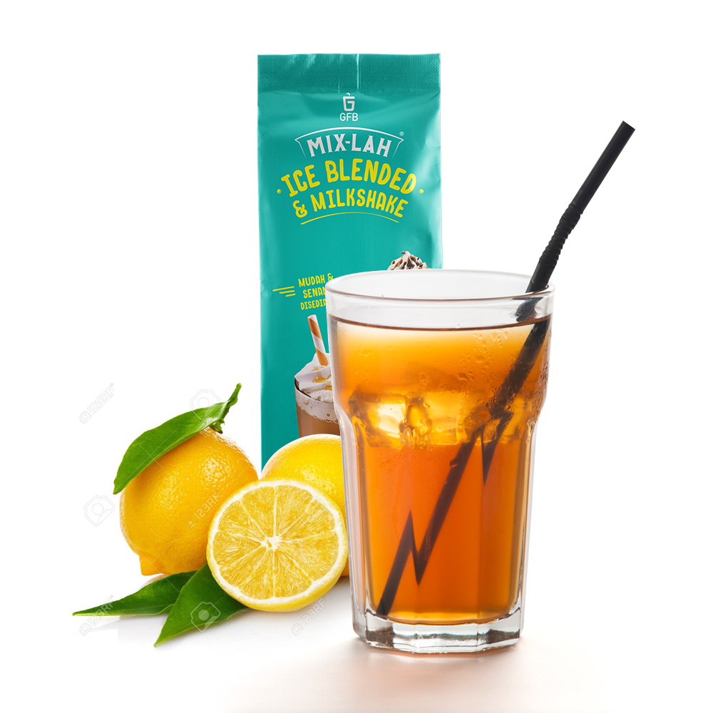 Halal 1KG Instant Fruit Tea Powder Ice Peach Tea