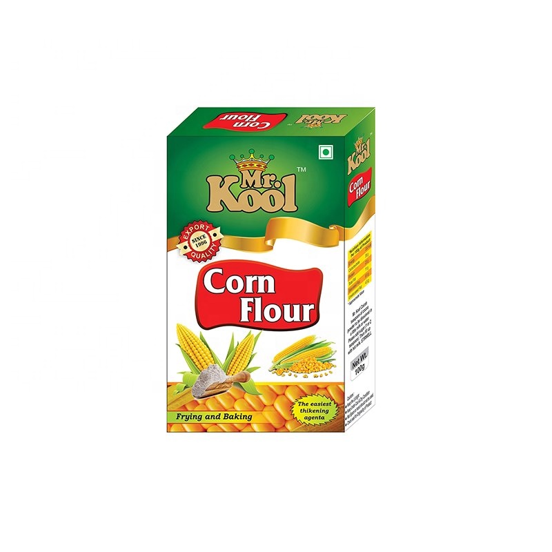 Белый порошок кукурузной муки из Индии