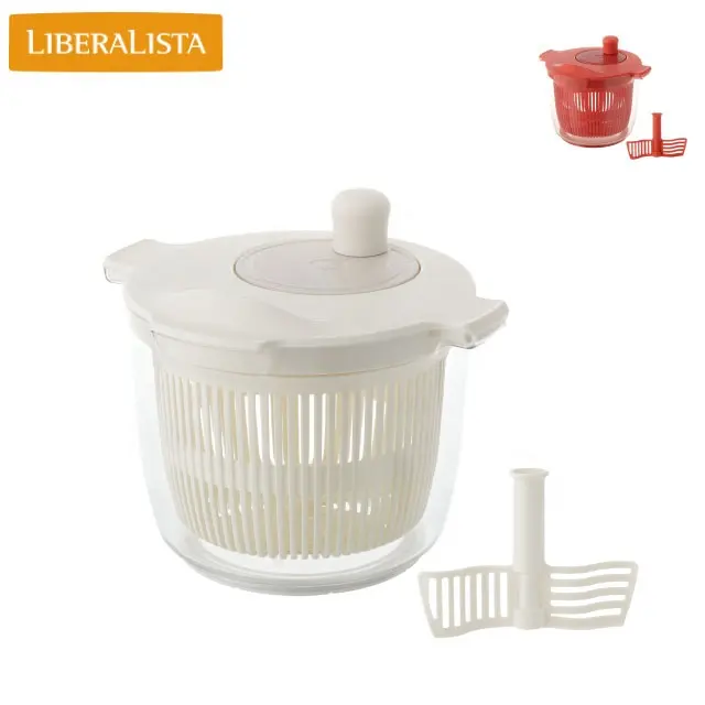 Multi function Kitchen appliance tool with bowl plastic salad spinner   mixer for cooking   fruits   vegetables