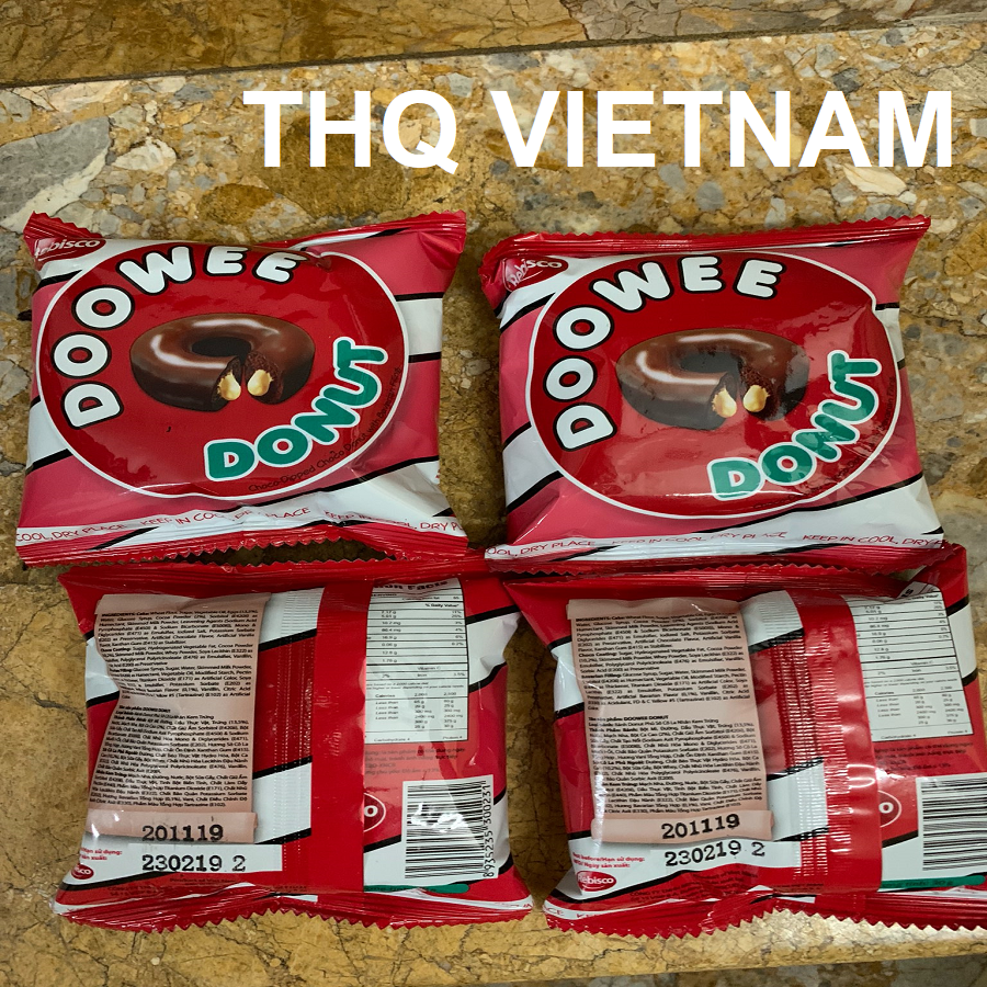[THQVIETNAM] доуэ пончик-Чоко-окунутый Чоко пончик с Баварской начинкой