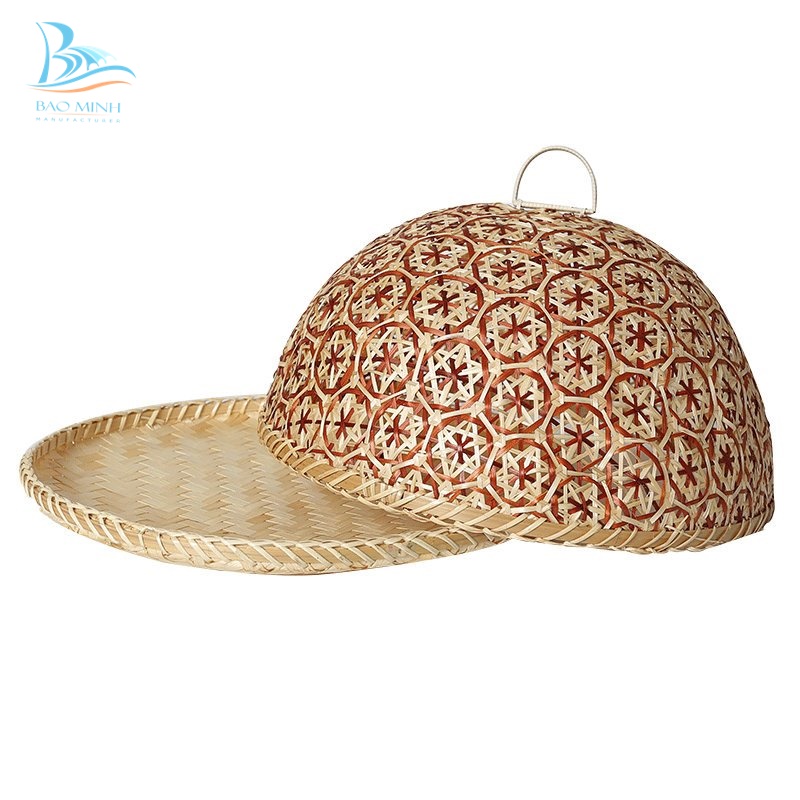 Colorful cheap bamboo food cover from Vietnam