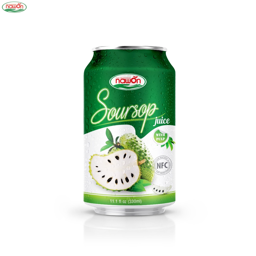 330 мл, консервированный, индивидуальный этикетка, чистый сок soursop против простуды и кашля, оптовики