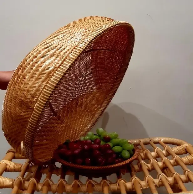 Traditional bamboo food cover from Vietnam