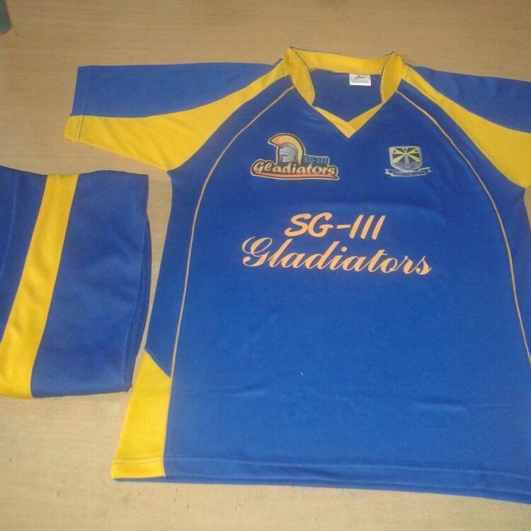 Cricket top quality uniform/ sublimation printing / all sizes available /cheap price