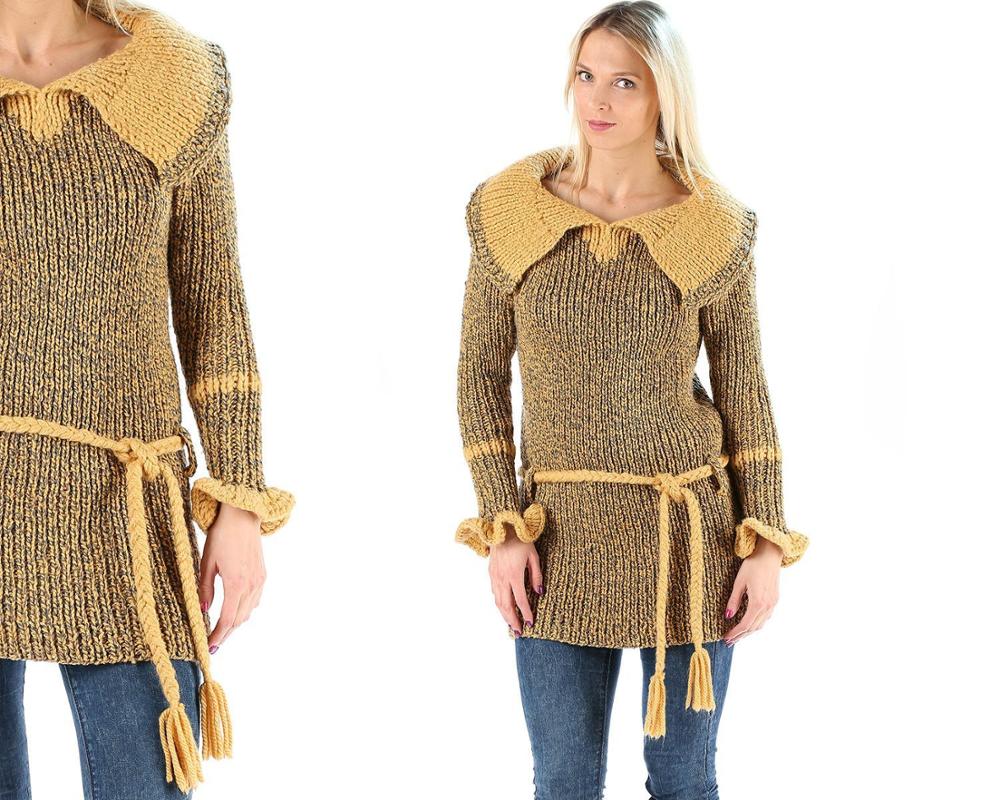 Rope Belt Sweater