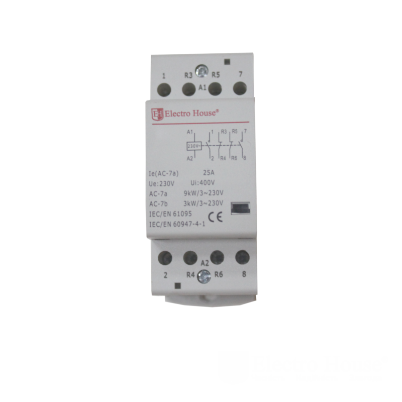 Modular contactor 25A 2NO+ 2NC Contactor control device new type electric magnetic switch automatic switching of DC and AC