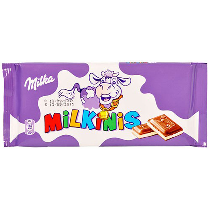 Лучшие шоколадные бренды: Milka Milkinis Шоколадный Бар 100 г