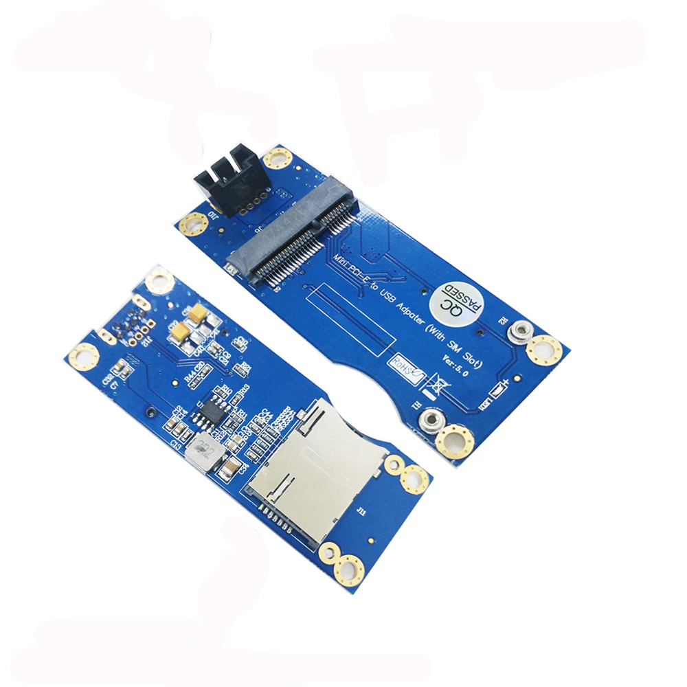 Оптовая продажа usb-адаптер 6/8Pin Mini Pci-E к Msata гибкий удлинитель Кабель с sim-картой слот