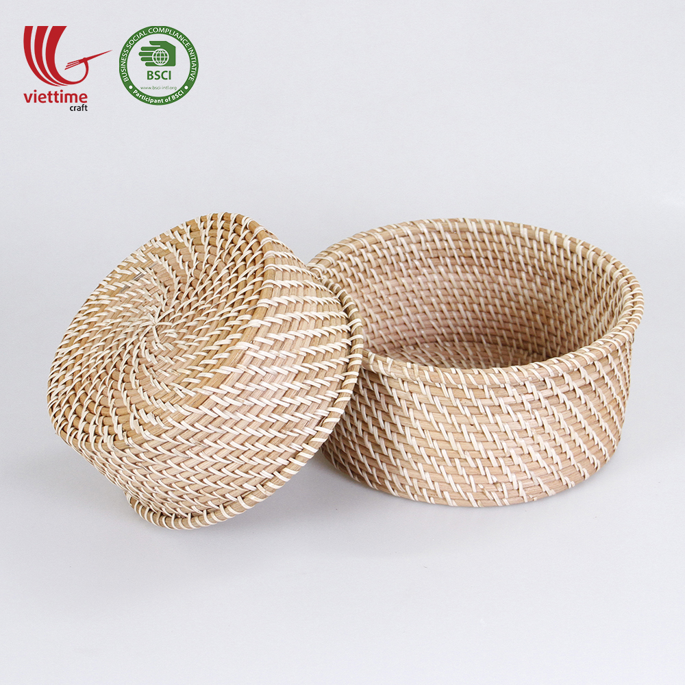 Wholesale handmade wicker rattan basket