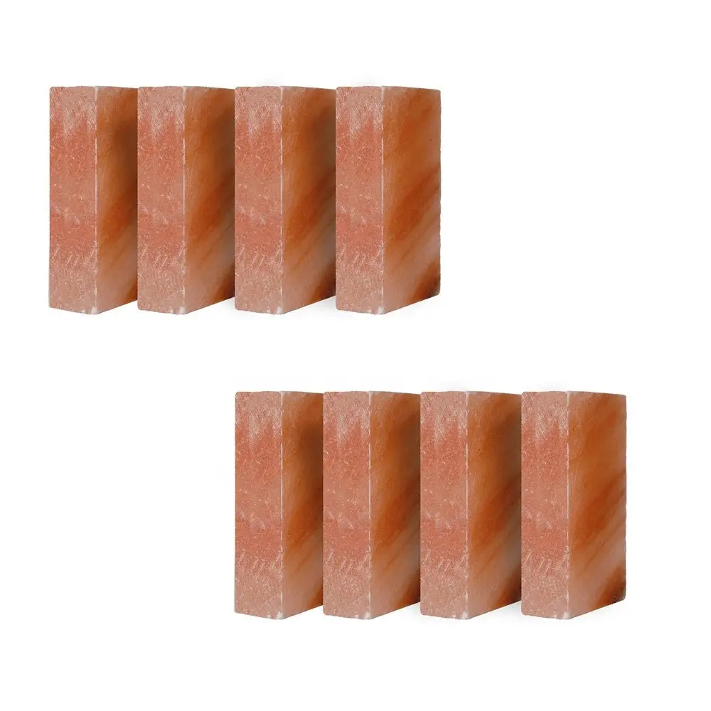 Himalayan Salt Block Size 8x4x2 Inch Set of 7 Salt Bricks Himalayan Pink Salt Tiles & Slab