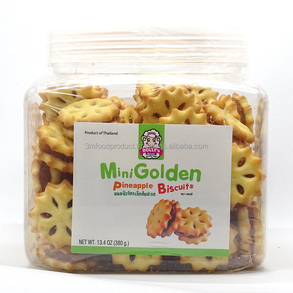 Миниатюрное печенье с золотым ананасовым джемом, 380gr