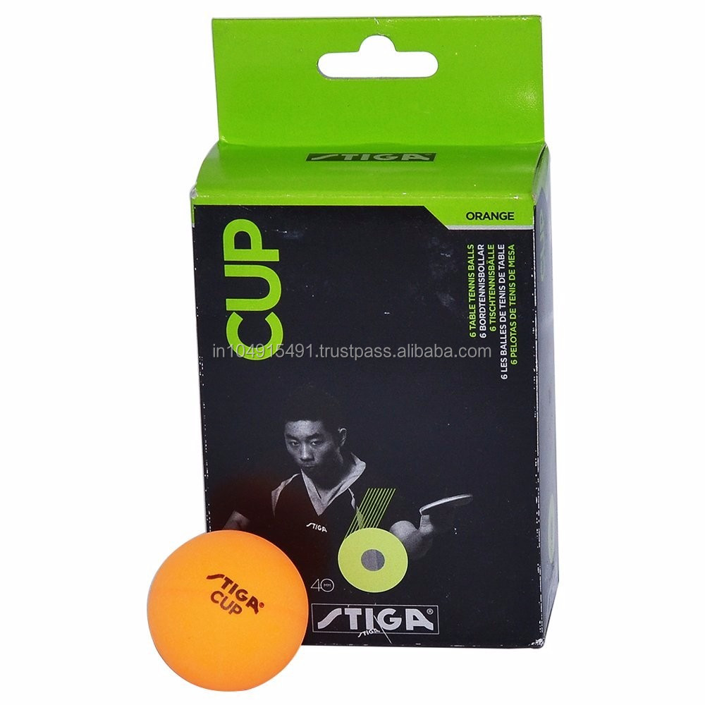 Stiga настольный теннис TT Ball: оранжевый настольный теннис мяч: 12 мячей: Stiga Cup