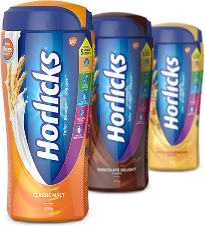 Литой напиток HORLICKS обеспечивает полное питание