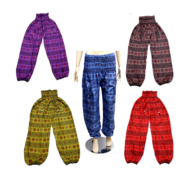 Om Alibaba Hobo harem pants Unisex hippie Boho Yoga pants gypsy trousers Wholesale