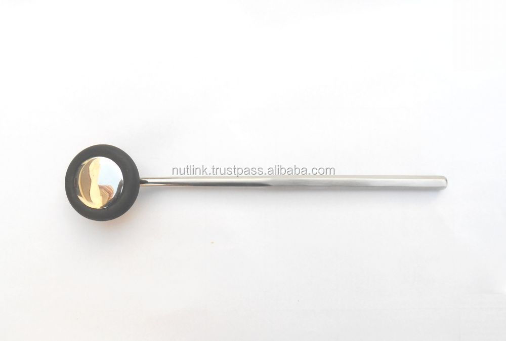 Orthopaedic Surgical Babinski Hammer with Needle, Black/ Stainless Steel, Adult