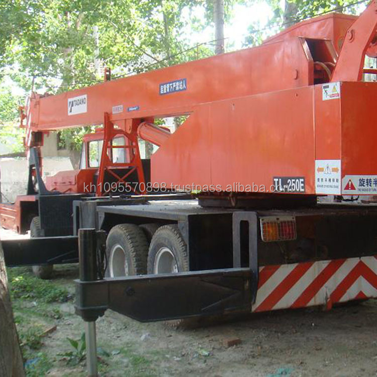 Дешевый Автокран Tadano TL250E, Япония 25Ton кран
