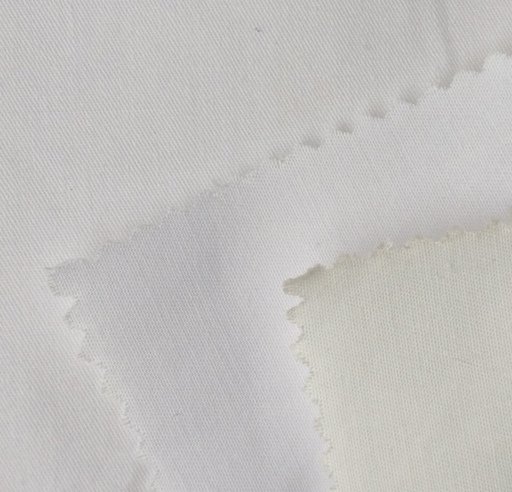 40S high quality full process 125gsm summer pants shirts cotton woven plain shirting fabric