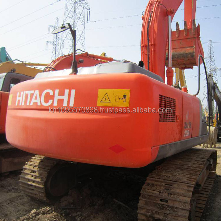 Япония оригинальные Hitachi ZX200-3 гусеничный экскаватор для продажи