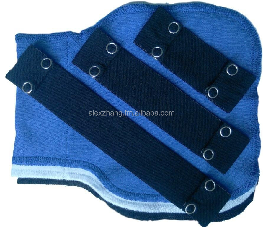 Elastic booty belt with cover fabric