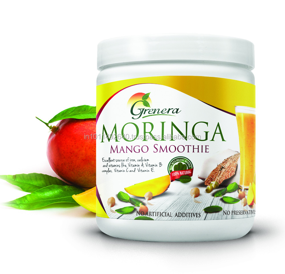 Organic Moringa Health Drinks/Moringa Mango Smoothie