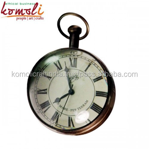 Ball Shaped - Pocket Watch Shaped - Desk Decorative Watch - Handmade Collectible Item