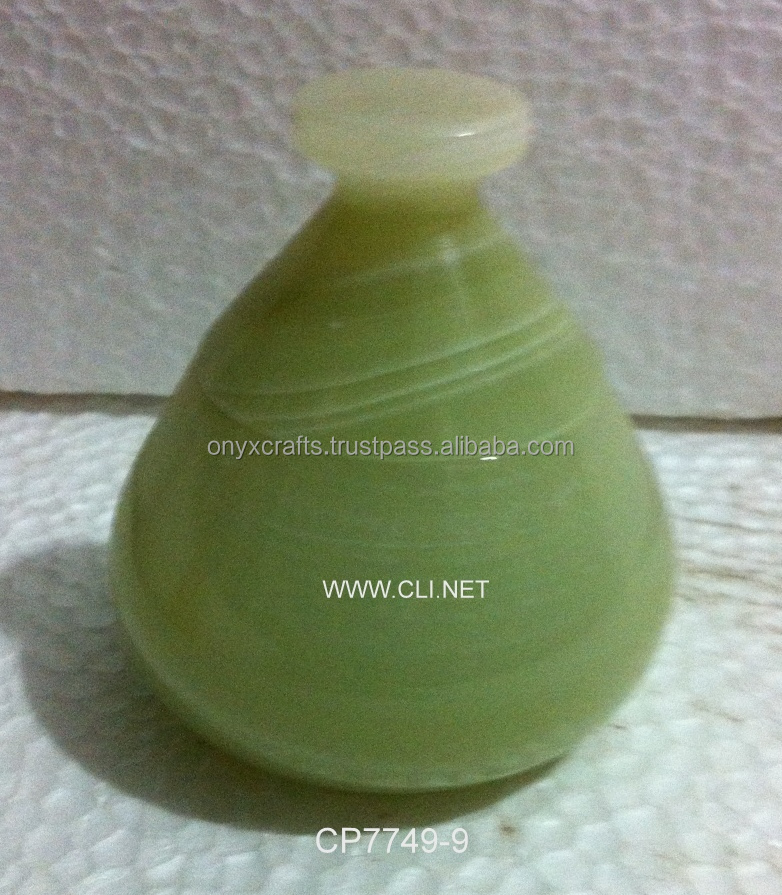 Light Green Onyx Candy Sugar Pot for Wholesale