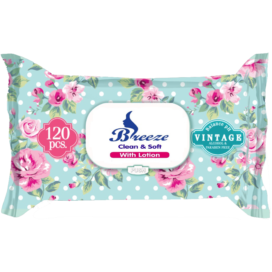 Влажные салфетки Breeze Vintage