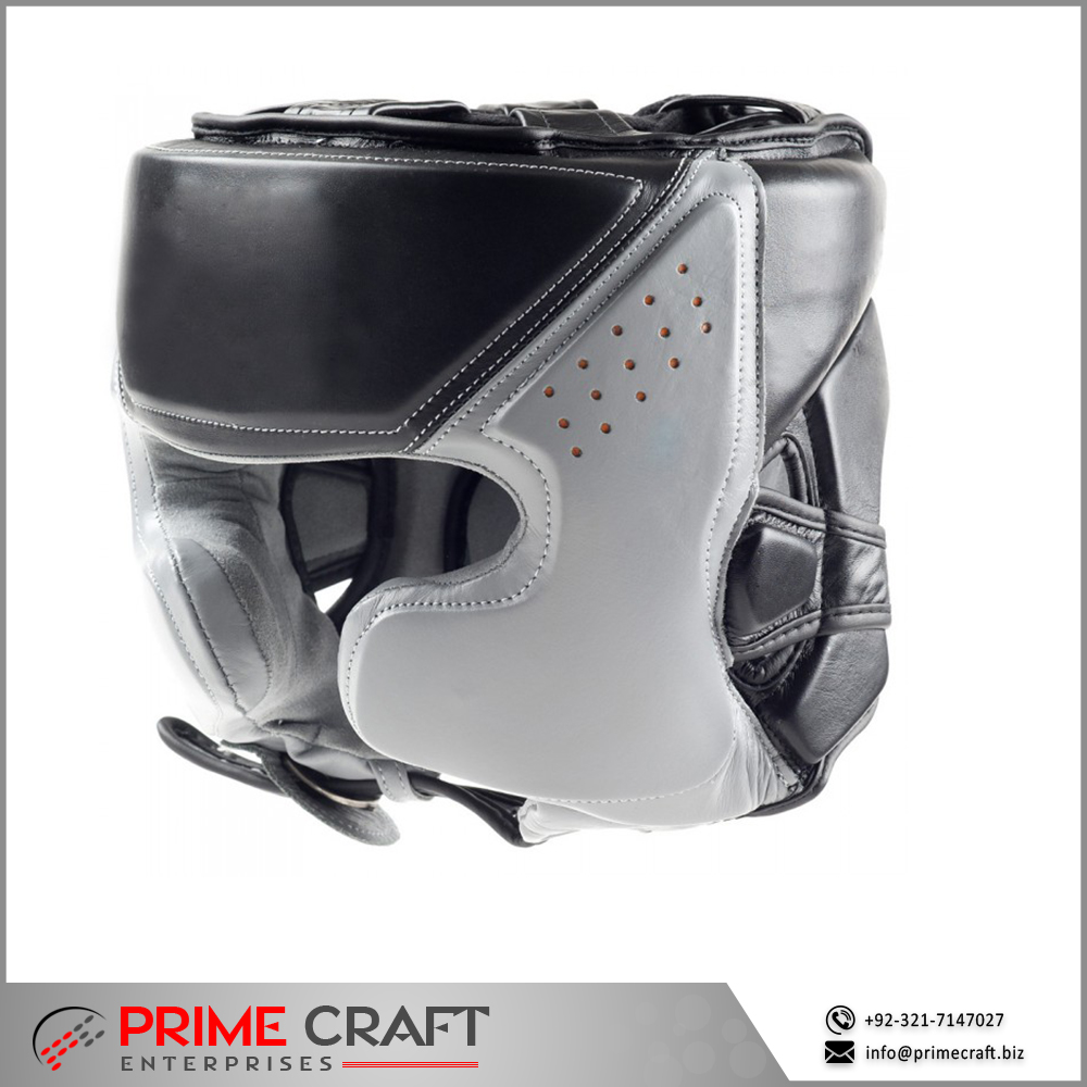Genuine Leather Boxing Head Guard