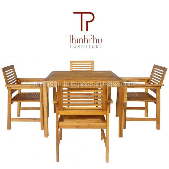 outdoor wood garden set - acacia wooden furniture - made in vietnam outdoor furniture