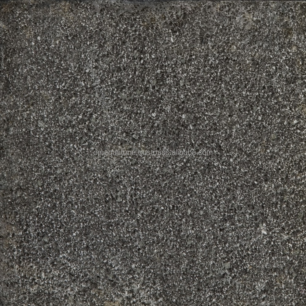 Высококачественная Черная Лавовая каменная плитка-Pedra Hitam Bali Stone