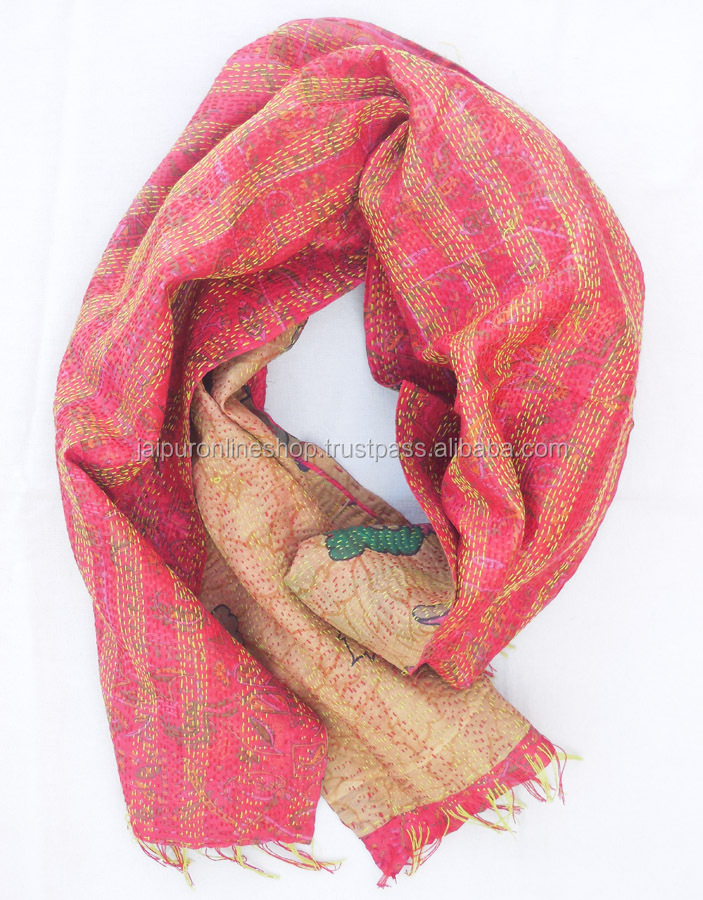 Jaipur Ladies Girl's Embroidered Scarves Stoles Medium Length Stitched Fashion Accessory